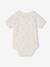 Pack of 5 short-sleeved rabbit bodysuit for babies marl grey 