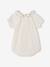 Baby bodysuit with short puff sleeves ecru 