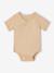 Pack of 5 short-sleeved rabbit bodysuit for babies marl grey 