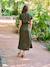 Long Shirt Dress for Maternity & Nursing, ENVIE DE FRAISE beige+black+khaki 