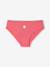 Pack of 7 girls' heart print organic cotton briefs fuchsia 