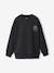Round-neck oversized sweatshirt for boys anthracite 