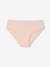Pack of 7 girls' heart print organic cotton briefs fuchsia 