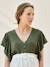 Linen Blouse for Maternity & Nursing by ENVIE DE FRAISE khaki 