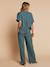 Set of 2 nursing clothes aqua green 