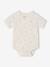 Pack of 5 short-sleeved rabbit bodysuit for babies marl grey 
