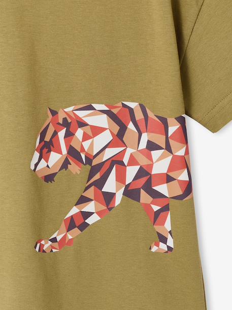 Short-sleeved tiger t-shirt olive 