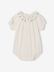 Baby-Baby bodysuit with short puff sleeves 