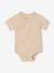 Pack of 5 short-sleeved rabbit bodysuit for babies marl grey 