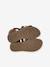 Leather Sandals with Closed Heel for Children, Designed for Autonomy set brown+set pink 