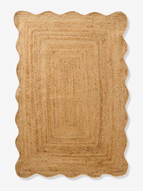 Rectangle jute rug FESTON beige 