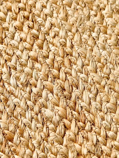 Rectangular jute rug FESTON beige 