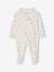 Sleepsuit for newborn girls with a cherry print ecru 