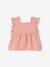 Set for baby girl with English embroidery rose 