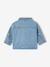 Girl's denim jacket with flowers stone 