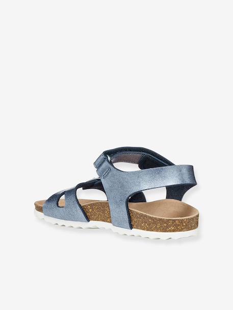 Adriel Girl C Sandals by GEOX® for Children blue+pale pink+rose 
