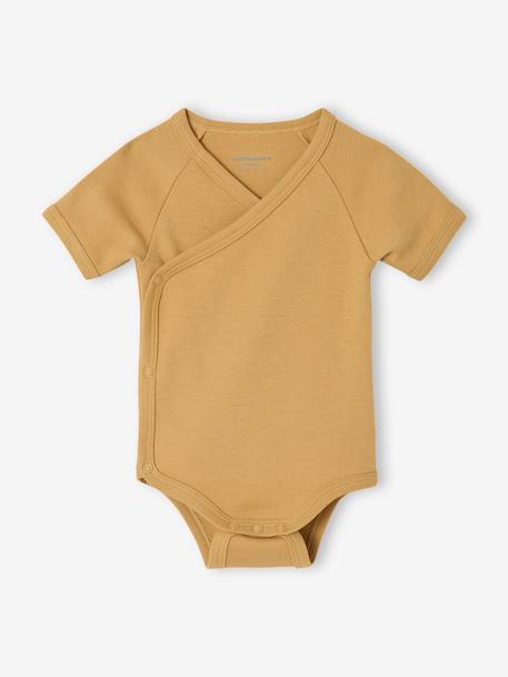 Pack of 5 newborn bodysuit tractor organic cotton tomato red 