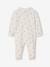 Sleepsuit for newborn girls with a cherry print ecru 