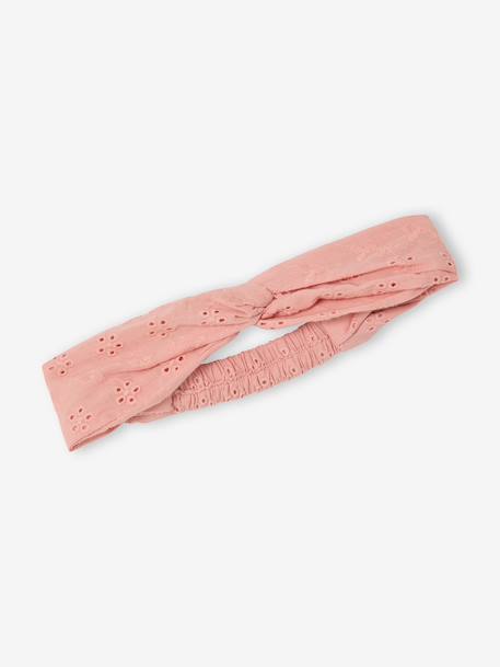 Set for baby girl with English embroidery rose 