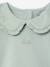 Long Sleeve Top with Peter Pan Collar, for Babies aqua green+Beige+pale pink 