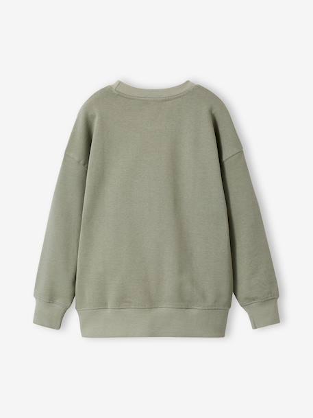 Pack of 2 long-sleeved boy's sweatshirts sage green 