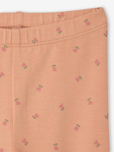 Pack of 2 Basics baby leggings rose+sage green 