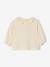 Pack of 2 long-sleeved t-shirts with ruffles ecru 