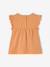 Embroidered short-sleeved T-shirt for baby girls old rose 