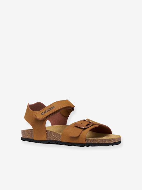 Sandals for Boys, Ghita B.B by GEOX® blue+BLUE DARK SOLID+brown 