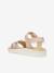 Costarei Girl Sandals by GEOX® for Children gold+pale pink 