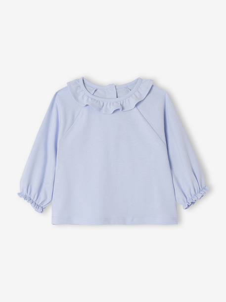 Pack of 2 long-sleeved t-shirts with ruffles ecru 