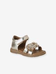 Shoes-Baby Footwear-Baby Girl Walking-Sandals-Leather touch-fastening sandals for babies 