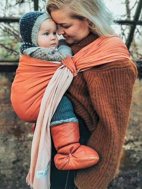 Little Wrap Without a Knot, by LOVE RADIUS black+Dark Grey+Light Brown 