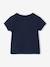 Customisable short-sleeved polo shirt navy blue 