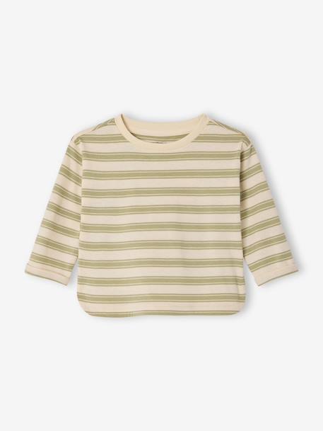 Boys' dungaree set sage green 