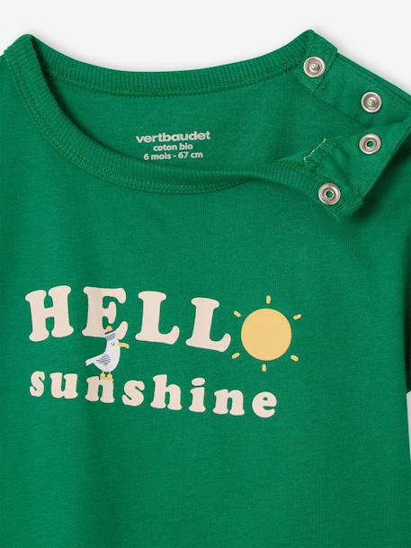 Boys' T-shirt green 