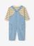Boys' dungaree set sage green 