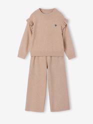 Girls-Girl's wide-leg trouser set 