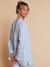 Pyjamas for Maternity in Cotton Gauze, ENVIE DE FRAISE ecru+striped blue 
