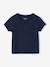 Customisable short-sleeved polo shirt navy blue 