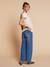 Maternity wide leg jeans double stone 