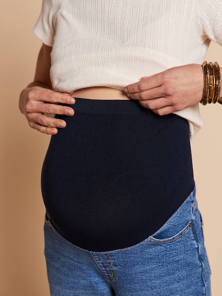 Maternity wide leg jeans double stone 
