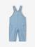 Boys' dungaree set sage green 