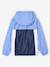Colourblock windbreaker jacket for boys aqua green+medium blue 