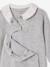 Sleepsuit in organic cotton marl grey 