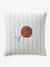 Duvet Cover & Pillowcase Set with Recycled Cotton, BASKETBALL ecru 