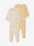 Pack of 2 boys' organic cotton pyjamas yellow 
