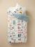 Magicouette CIRCUIT VOITURE bedding set, with recycled cotton printed white 