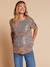 Sequin nursing clothes t-shirt multicoloured 