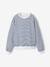 Oversized sweatshirt brown+navy blue+vanilla 